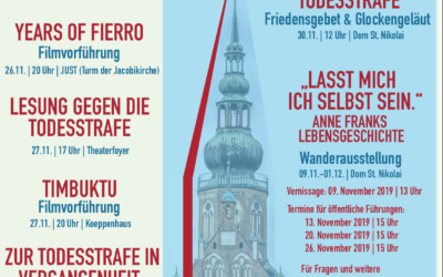 Cities for Life – Greifswalder Aktionswoche gegen die Todesstrafe