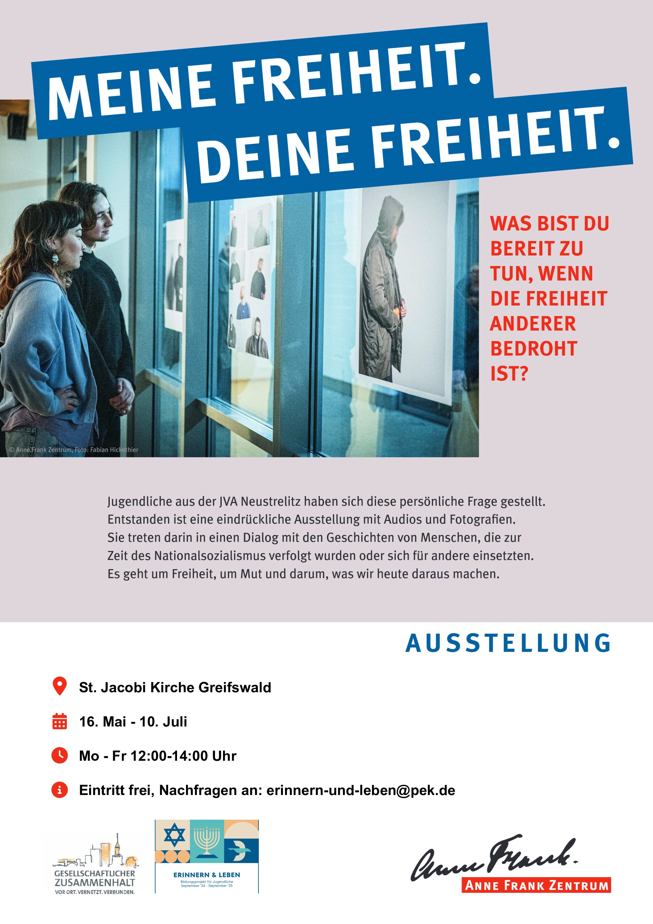Meine Freiheit. Deine Freiheit. – Ausstellung