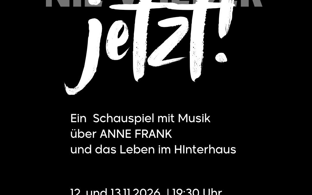 NIE WIEDER jetzt!